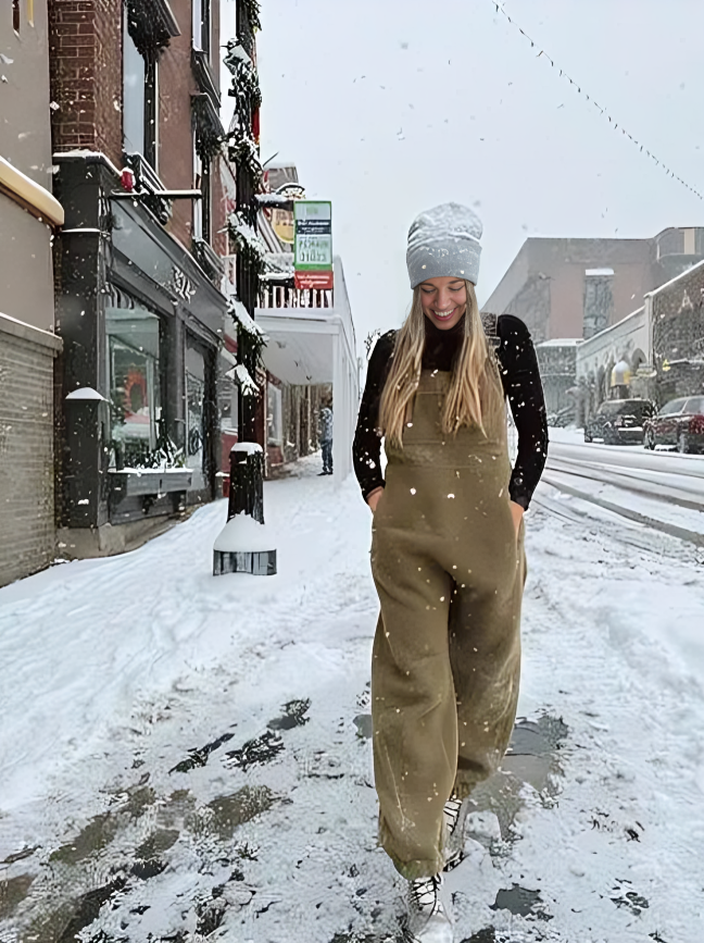 TIJDELIJK 50% KORTING | Frostine⢠| Fleece thermo overall met ritszakken