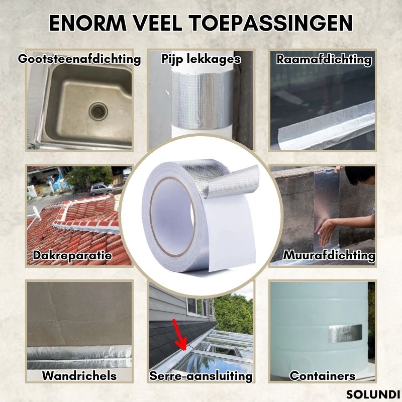 UltraSeal⢠- Ultra Waterdichte Aluminium Rubberen Riem