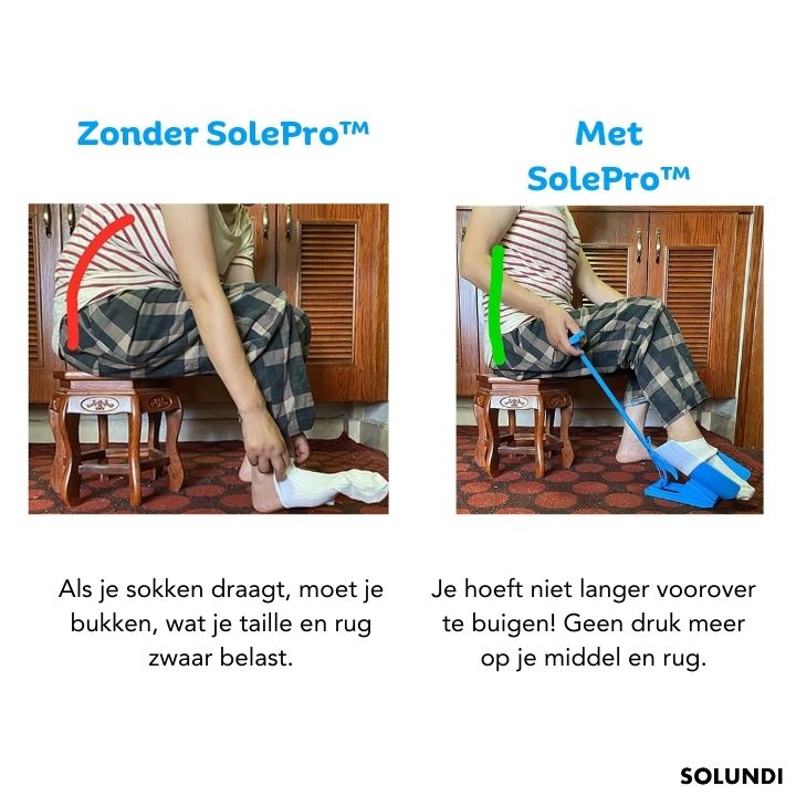TIJDELIJK 50% KORTING | SolePro⢠- Moeiteloos sokken & schoenen aantrekken!