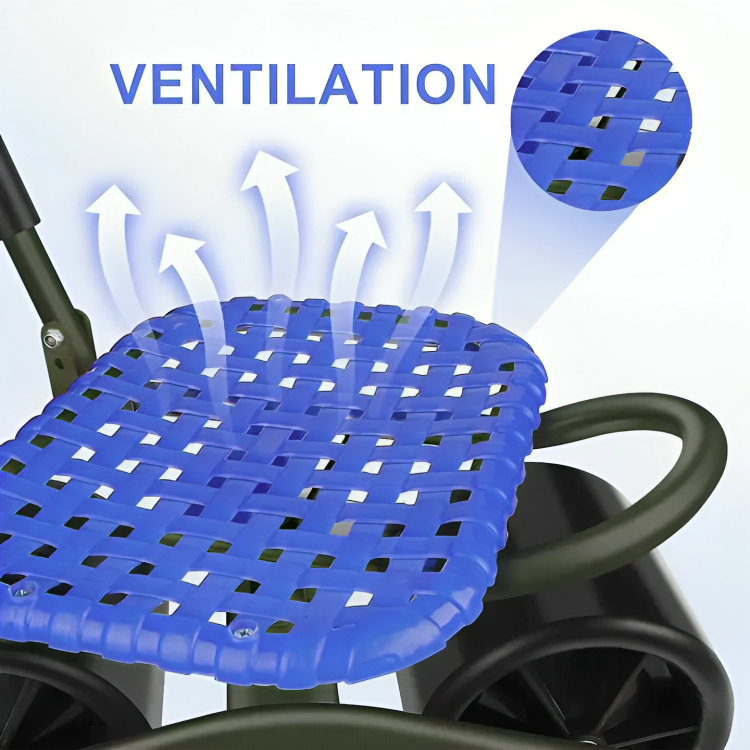 TIJDELIJK 50% KORTING | SpinnySeat™ | 360° ergonomische tuinkruk