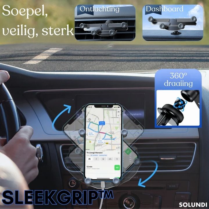 TIJDELIJK 50% KORTING | SleekGrip⢠| Maak je rijervaring veiliger en comfortabeler!