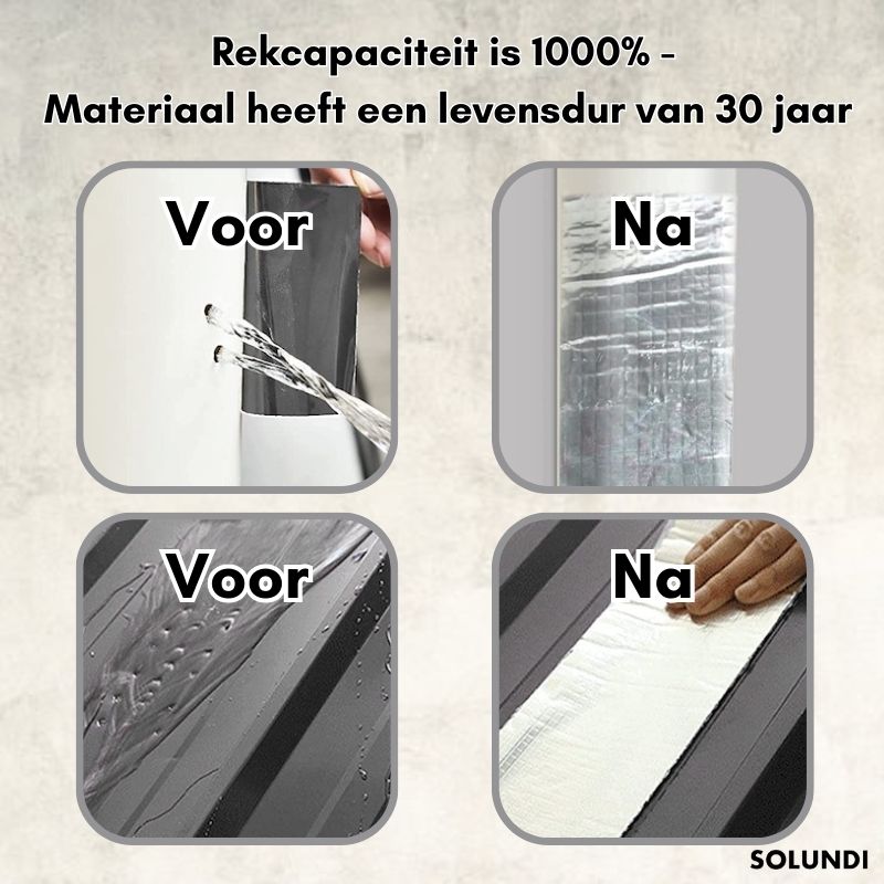 UltraSeal⢠- Ultra Waterdichte Aluminium Rubberen Riem