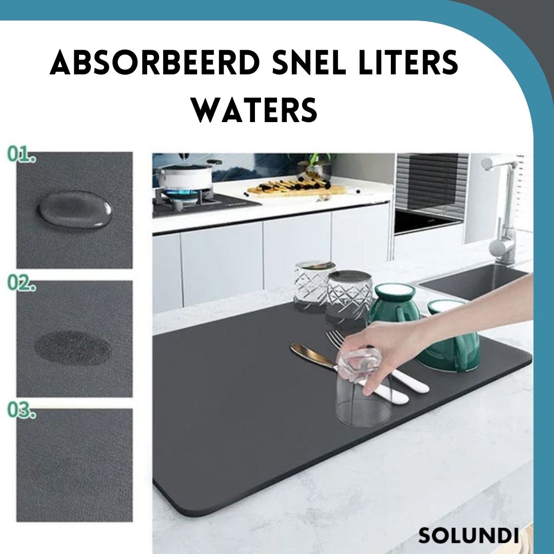 2-in-1 AbsorbaMat⢠- Nooit meer afdrogen!