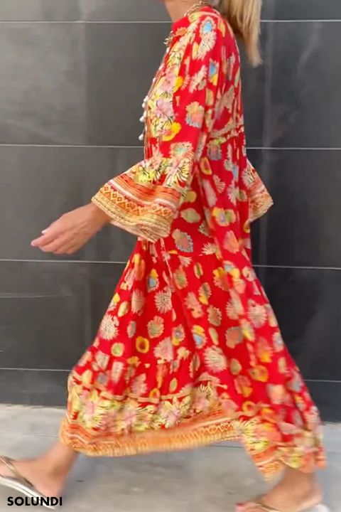 TIJDELIJK 50% KORTING | Amira⢠- Maxi Zomerjurk