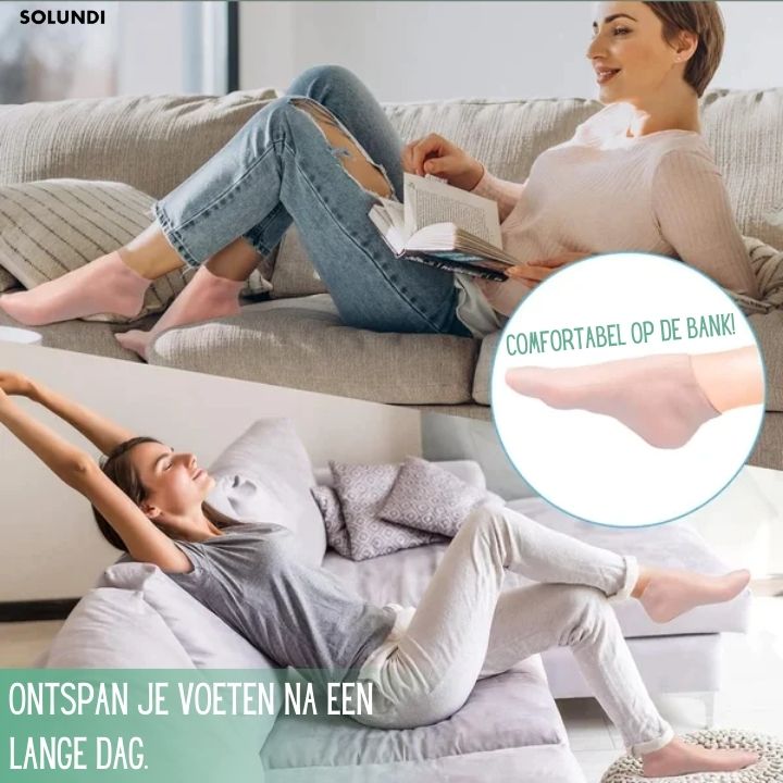 TIJDELIJK 1+1 GRATIS | HeelHaven⢠| Verkwikkende siliconen sok