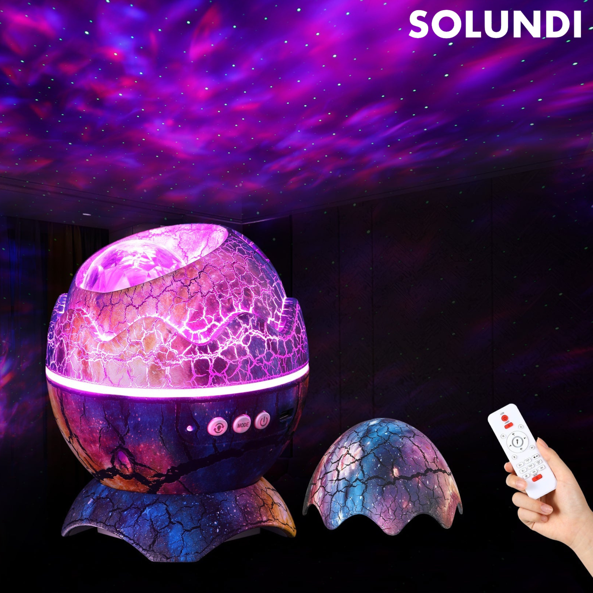 TIJDELIJK 50% KORTING | AstroEgg⢠Projector | Ervaar moeiteloos slapen met een rustgevende sterrenhemel