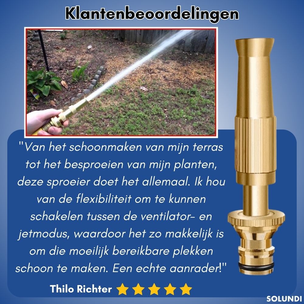 50% OFF VANDAAG | UltraJet™ - Verstelbare hogedrukspuit met waterstraal