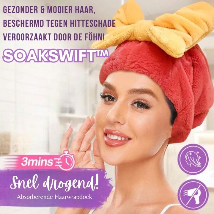 SoakSwift™ | Droog je haar snel in slechts een paar minuten!