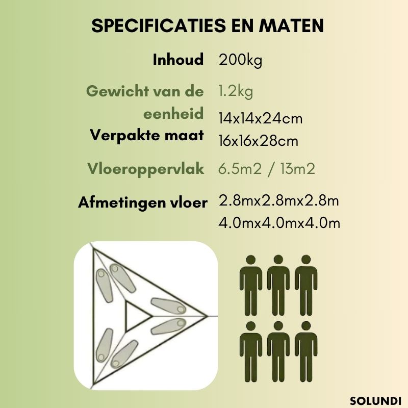 TIJDELIJK 50% KORTING | CozyCrew™ | Hangmat voor meerdere personen
