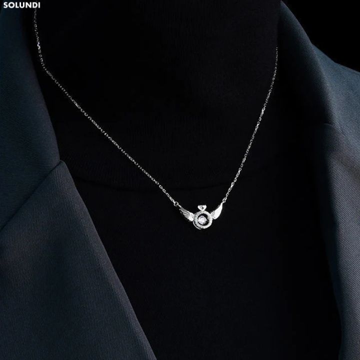 AngelicBond⢠| 2-in-1 magnetische hart & engelenvleugels ketting