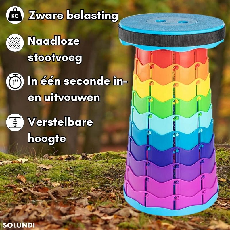 TIJDELIJK 50% KORTING | WanderSeat™ | De compacte opvouwbare kruk