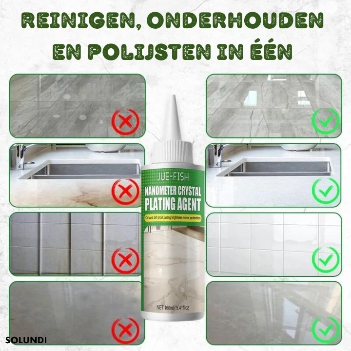1 + 1 GRATIS VANDAAG | SurfaceShine™️ | Geen doffe en versleten stenen oppervlakken meer!