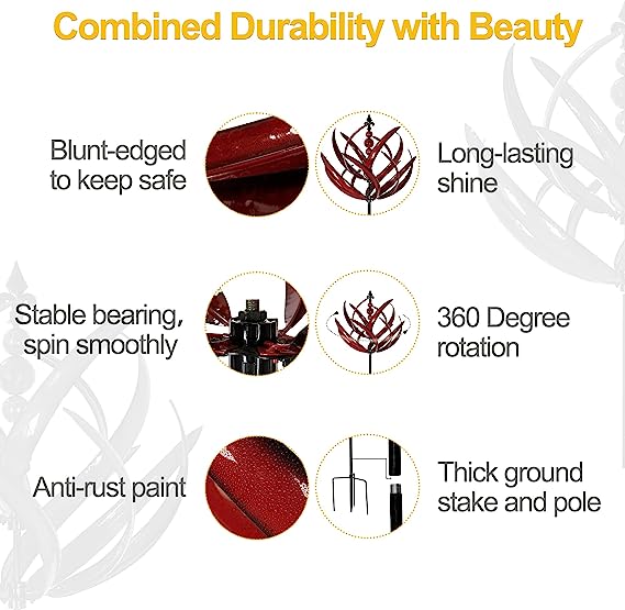 TIJDELIJK 50% KORTING | LotusSpinner™ | Ervaar de pracht van de Lotus windwijzer