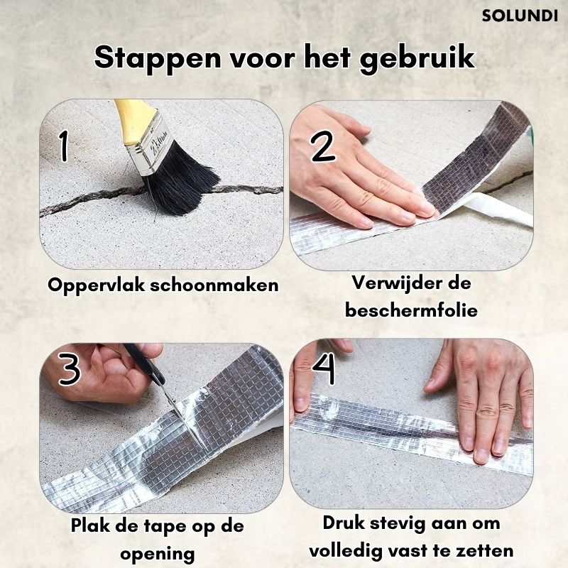 UltraSeal⢠- Ultra Waterdichte Aluminium Rubberen Riem