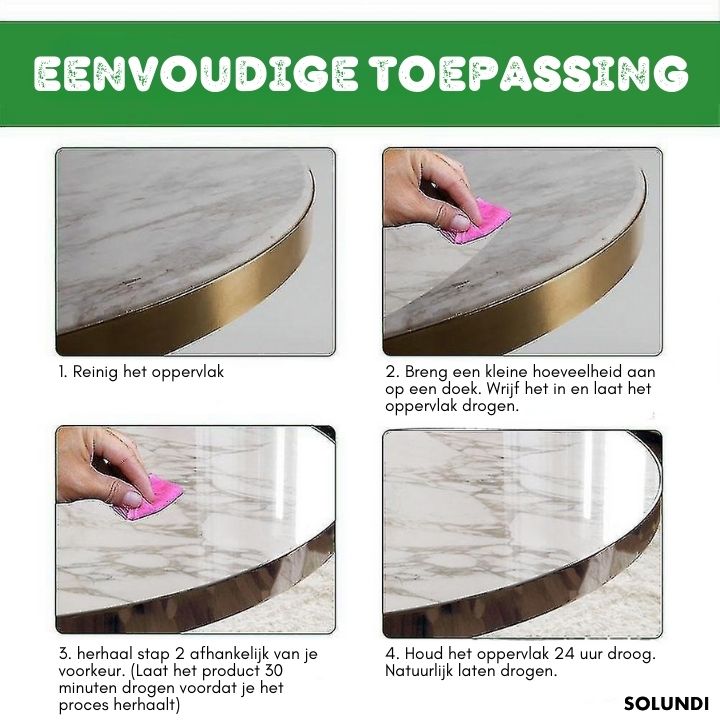 1 + 1 GRATIS VANDAAG | SurfaceShine™️ | Geen doffe en versleten stenen oppervlakken meer!