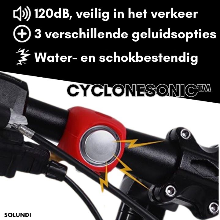 50% OFF VANDAAG | CycloneSonic™ - Veiligheid op wielen Fietshoornblazer