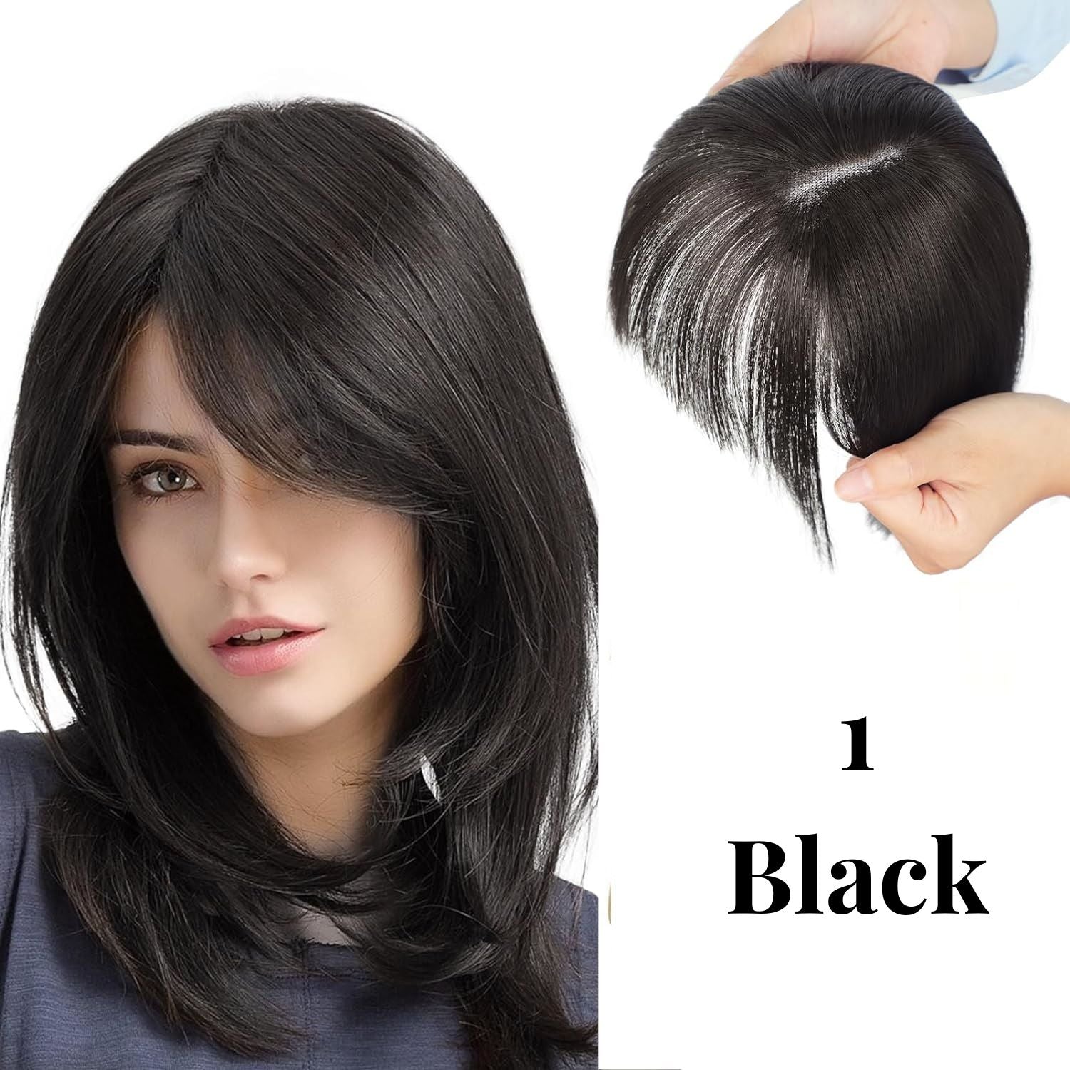 CrownLift⢠| Volumizing haar topper pruik