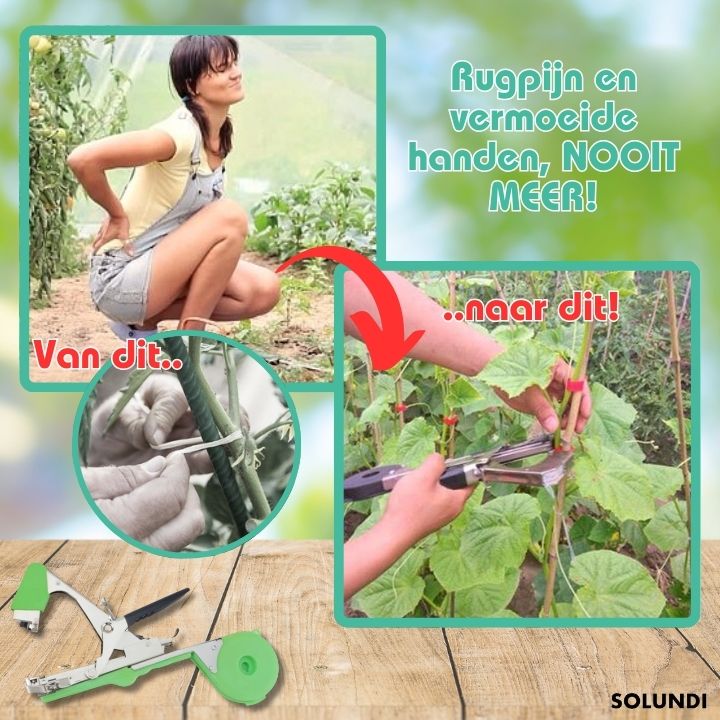 PlantTie⢠| Bind planten minstens 3 keer sneller!
