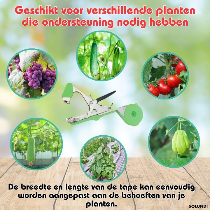 PlantTie⢠| Bind planten minstens 3 keer sneller!