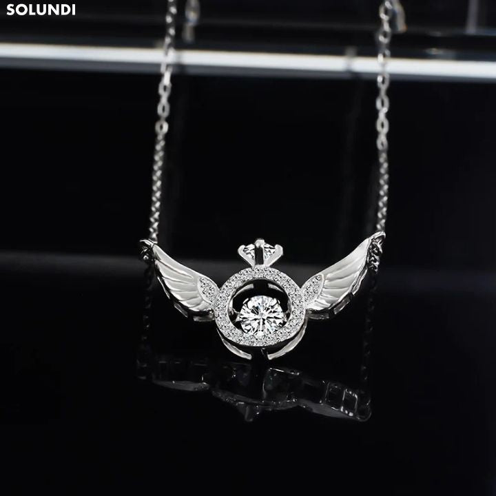 AngelicBond⢠| 2-in-1 magnetische hart & engelenvleugels ketting