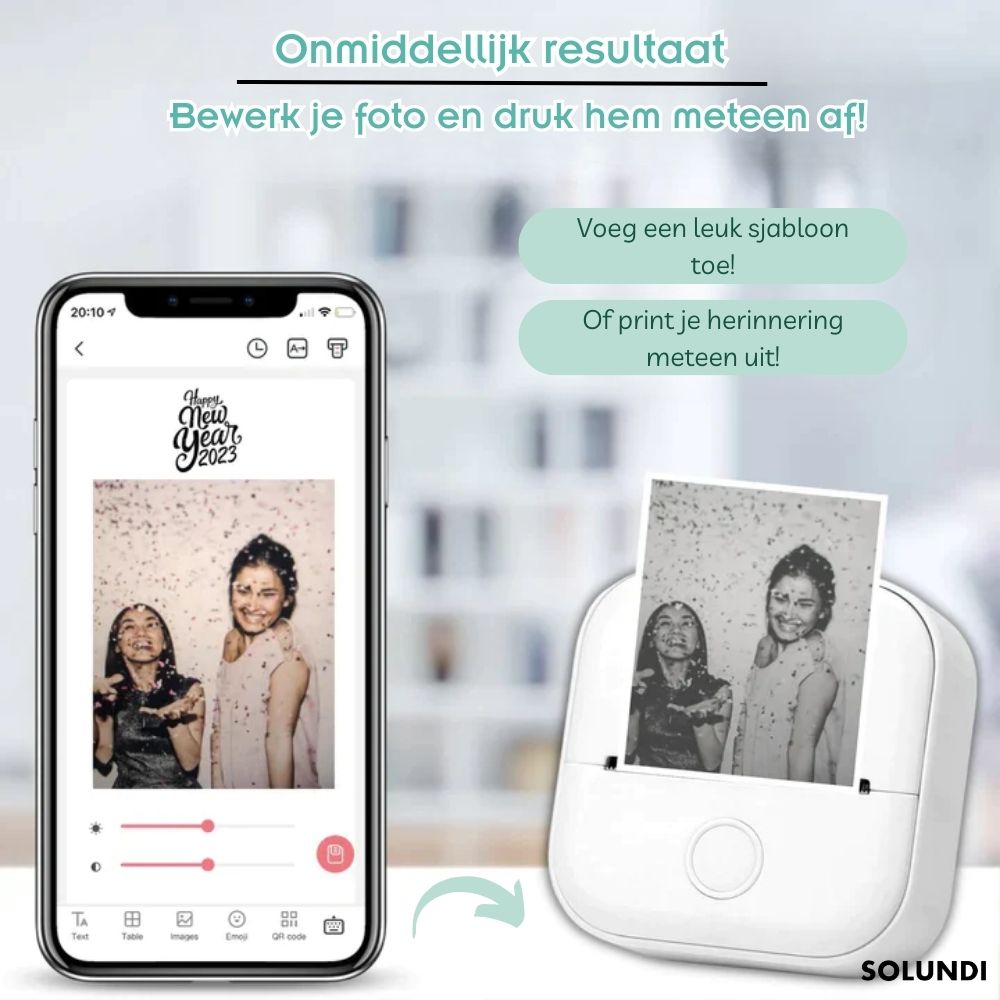 TIJDELIJK 50% KORTING | Stickify™ - Print direct vanaf je mobiele telefoon!