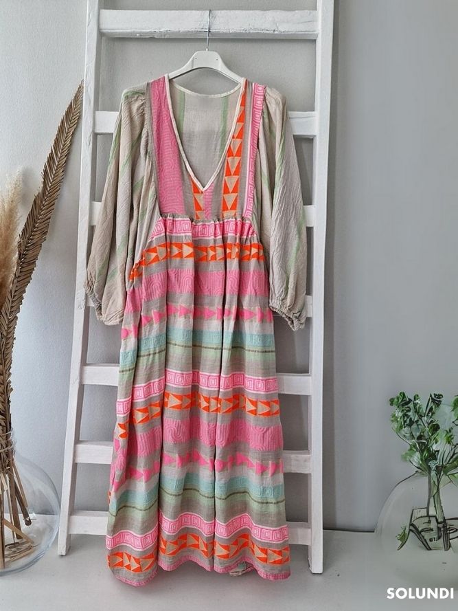 TIJDELIJK 50% KORTING | Odessa⢠| Kleurrijke zomerjurk