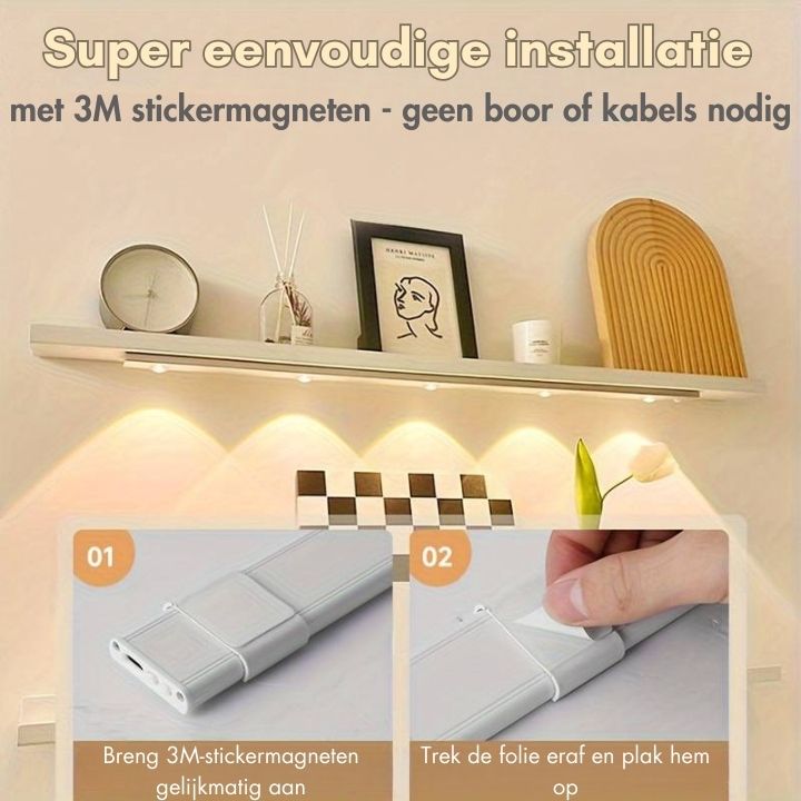 50% OFF VANDAAG | MotionSync⢠| Tast nooit meer in het duister!