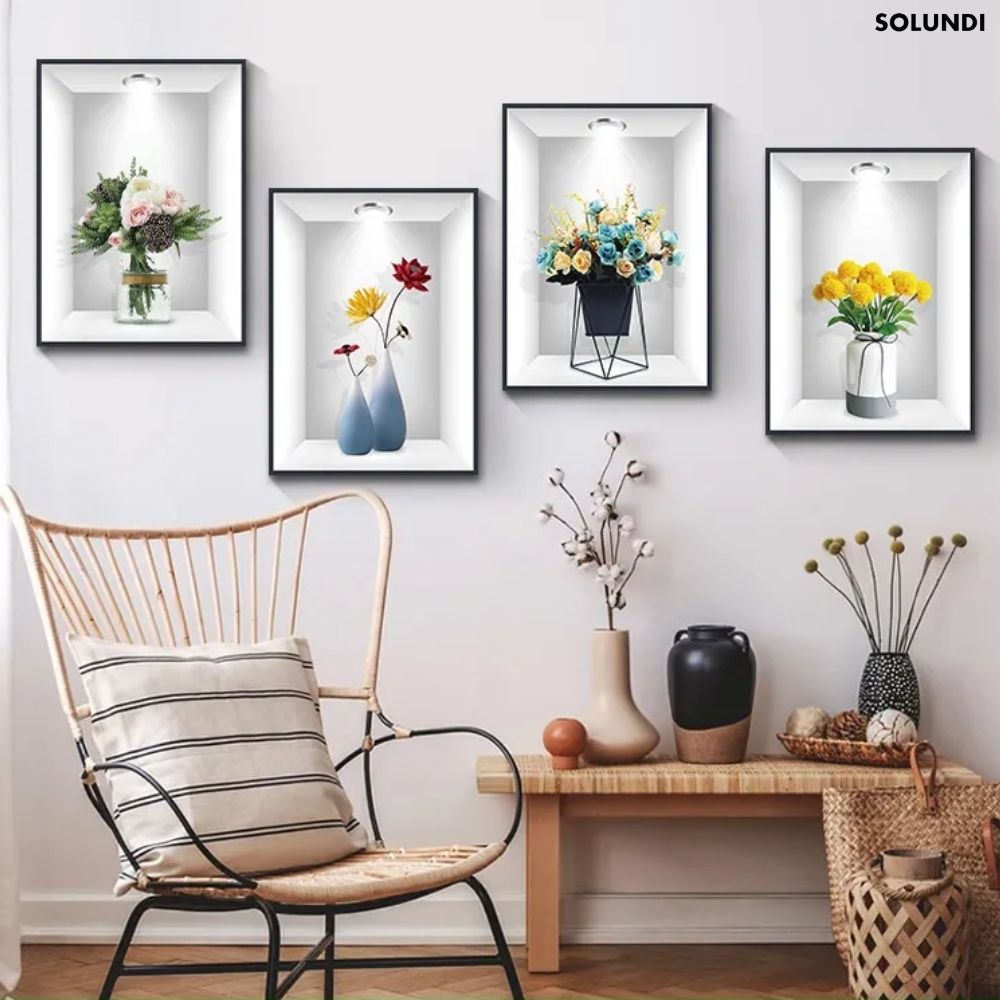 50% OFF VANDAAG | BotanicaLuxe™ - 3D Groene Planten Muursticker