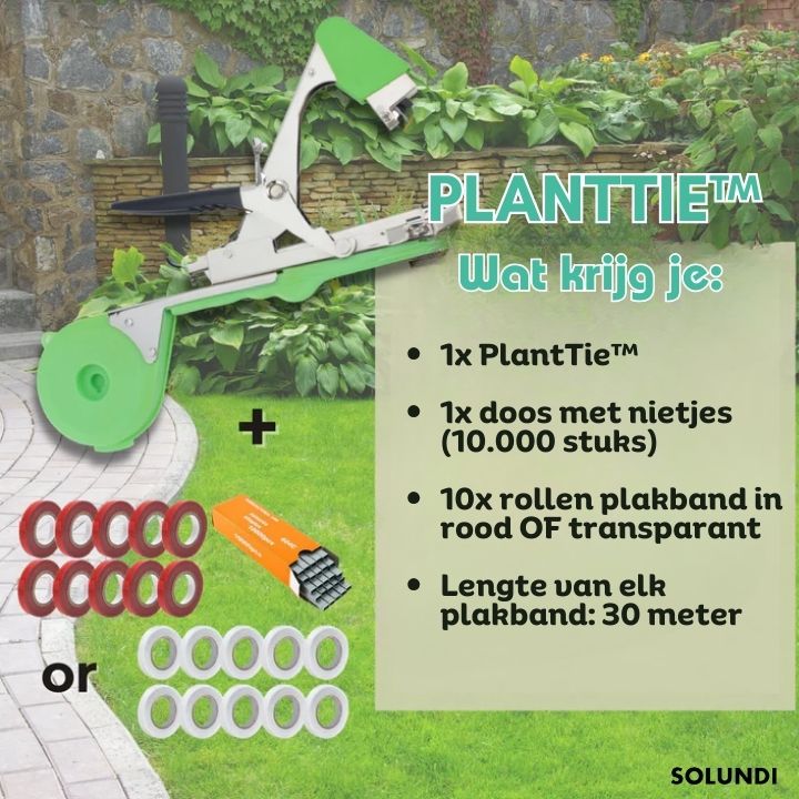 TIJDELIJK 50% KORTING | PlantTie⢠| Zet je planten stevig vast in een paar seconden!