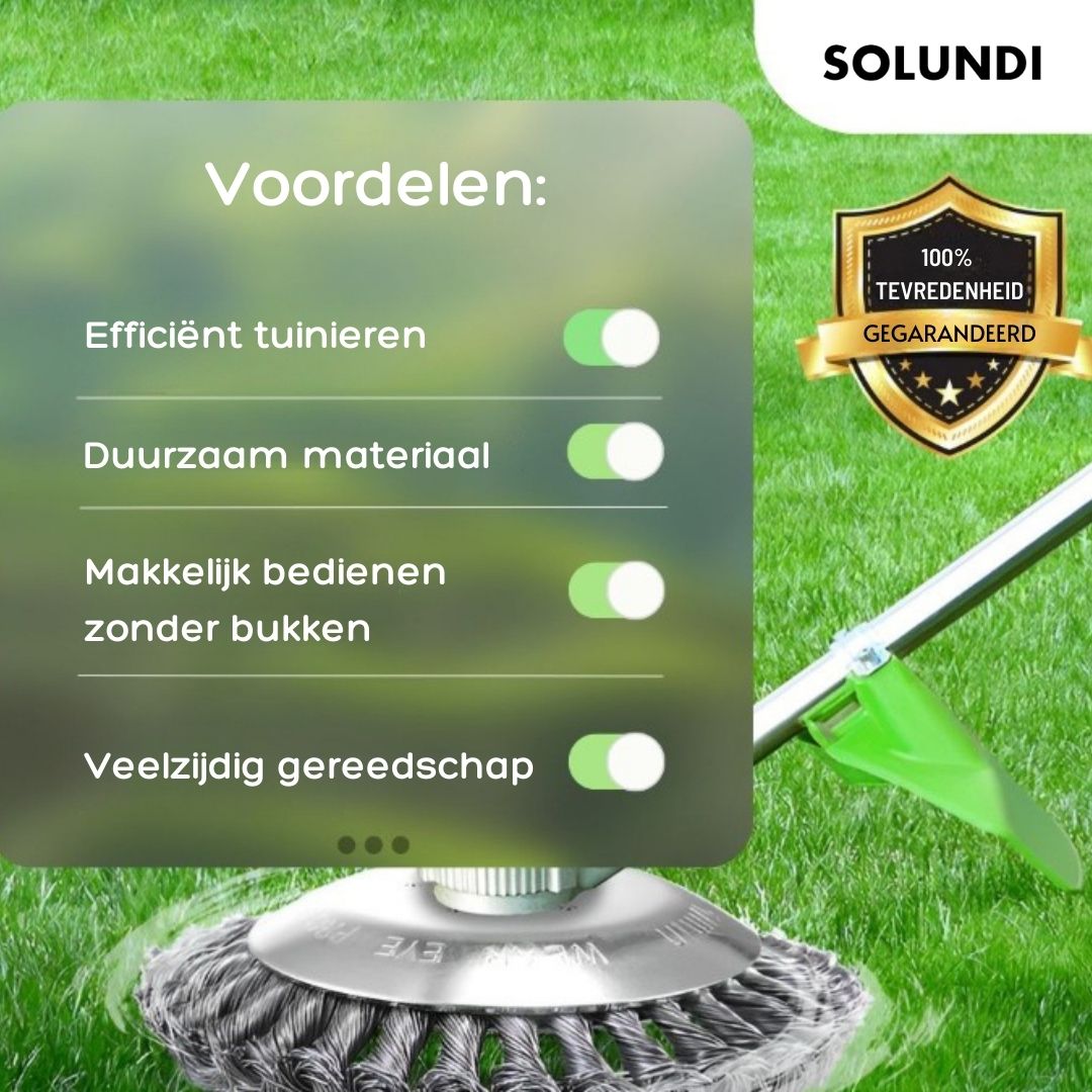 TIJDELIJK 50% KORTING | GrassGuard™ - Trim hardnekkig onkruid en gras!