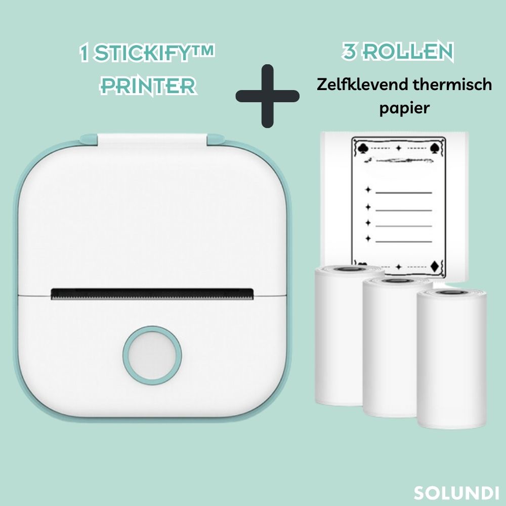 TIJDELIJK 50% KORTING | Stickify™ - Print direct vanaf je mobiele telefoon!