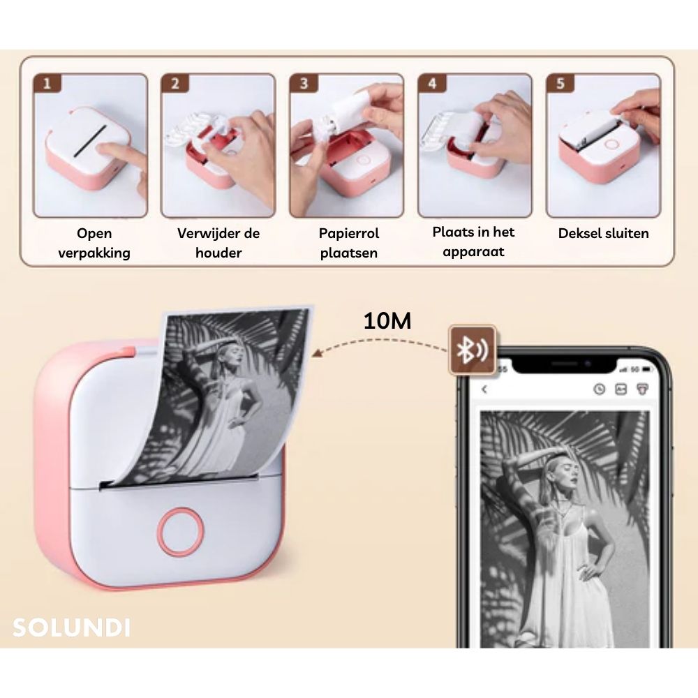 TIJDELIJK 50% KORTING | Stickify™ - Print direct vanaf je mobiele telefoon!