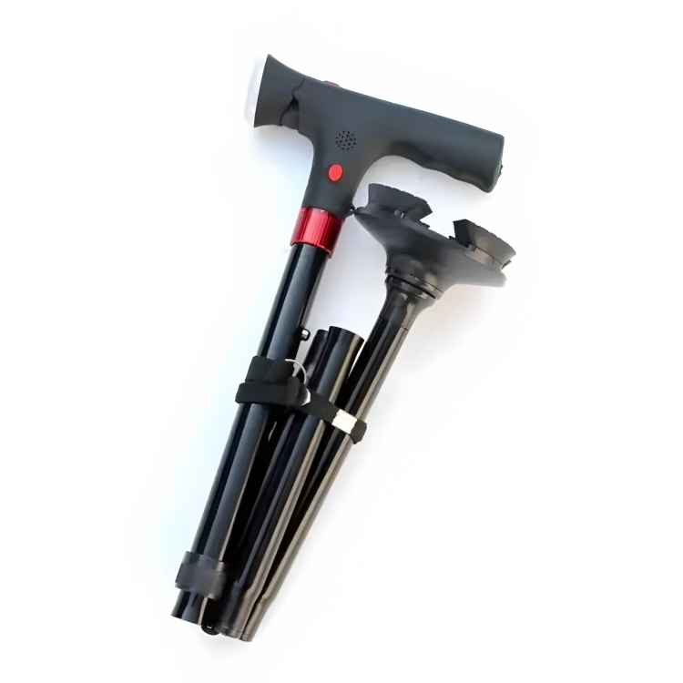 AlertCane™ | Telescopische opvouwbare wandelstok met alarm en LED-lampje