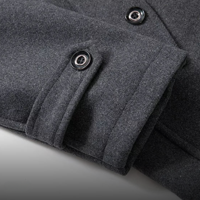 Theodore⢠| Elegante jas met dubbele kraag voor heren