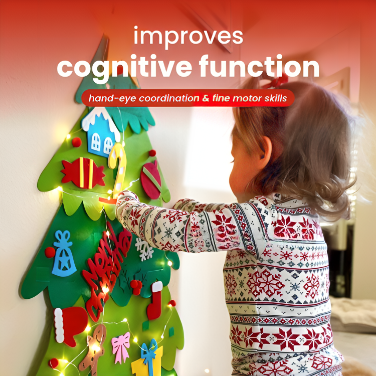 50% OFF VANDAAG | JollyTree™ | DIY vilten kerstboom voor kinderen