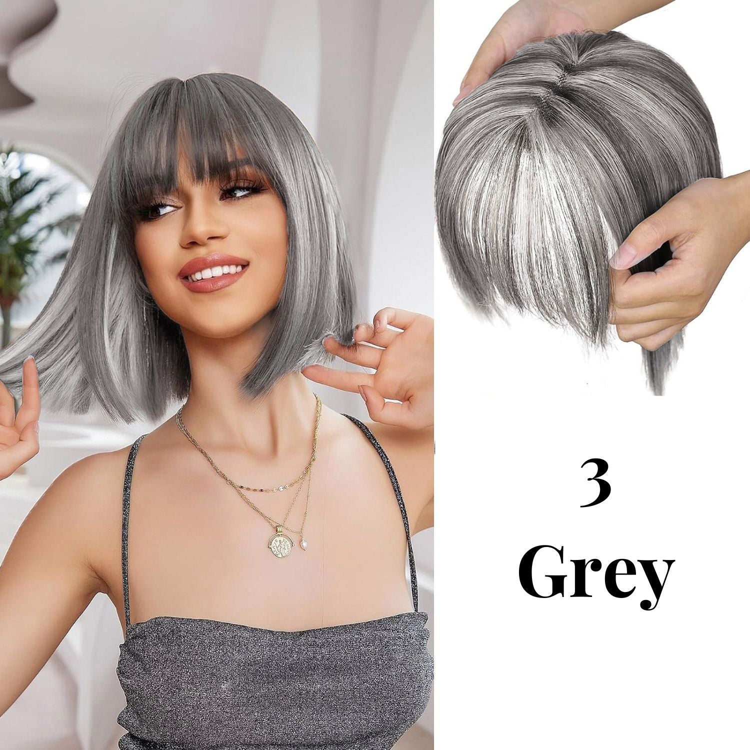 CrownLift⢠| Volumizing haar topper pruik