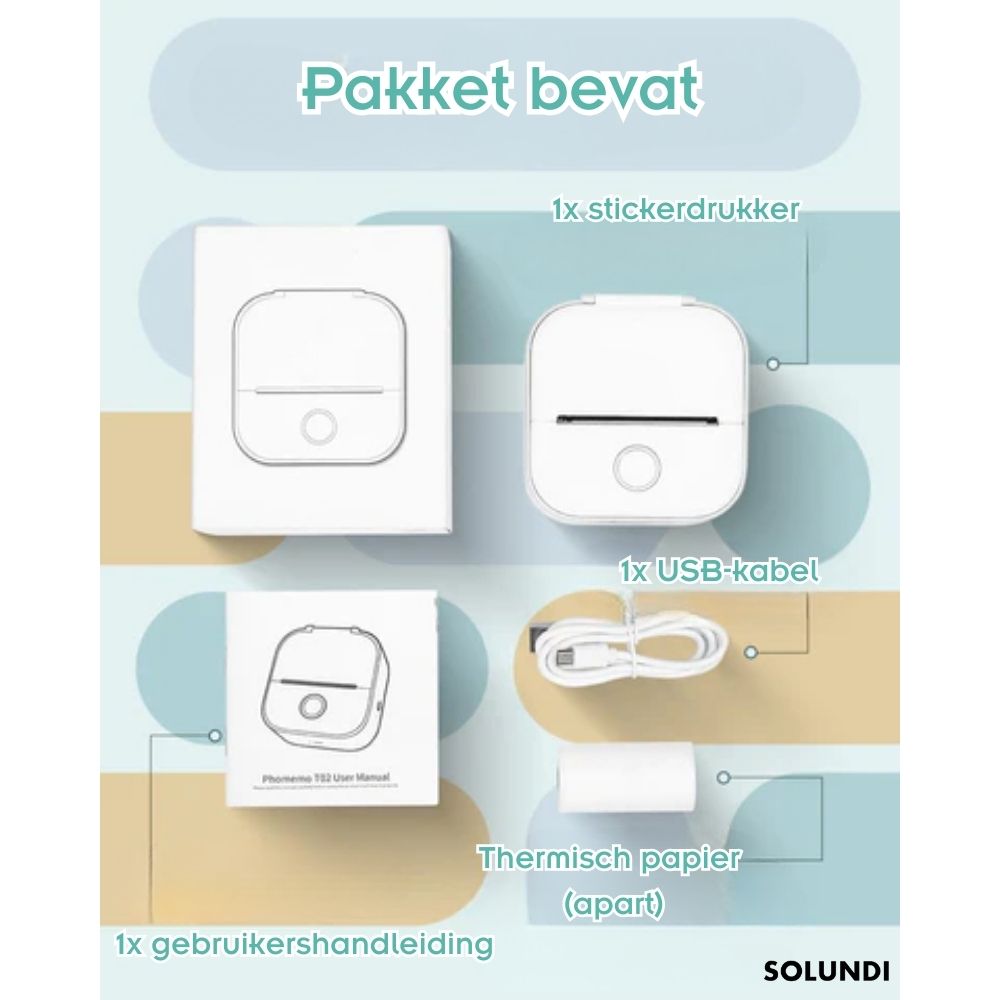 TIJDELIJK 50% KORTING | Stickify™ - Print direct vanaf je mobiele telefoon!