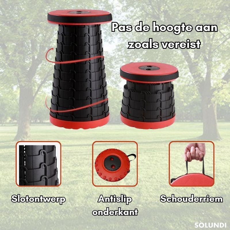 TIJDELIJK 50% KORTING | WanderSeat™ | De compacte opvouwbare kruk