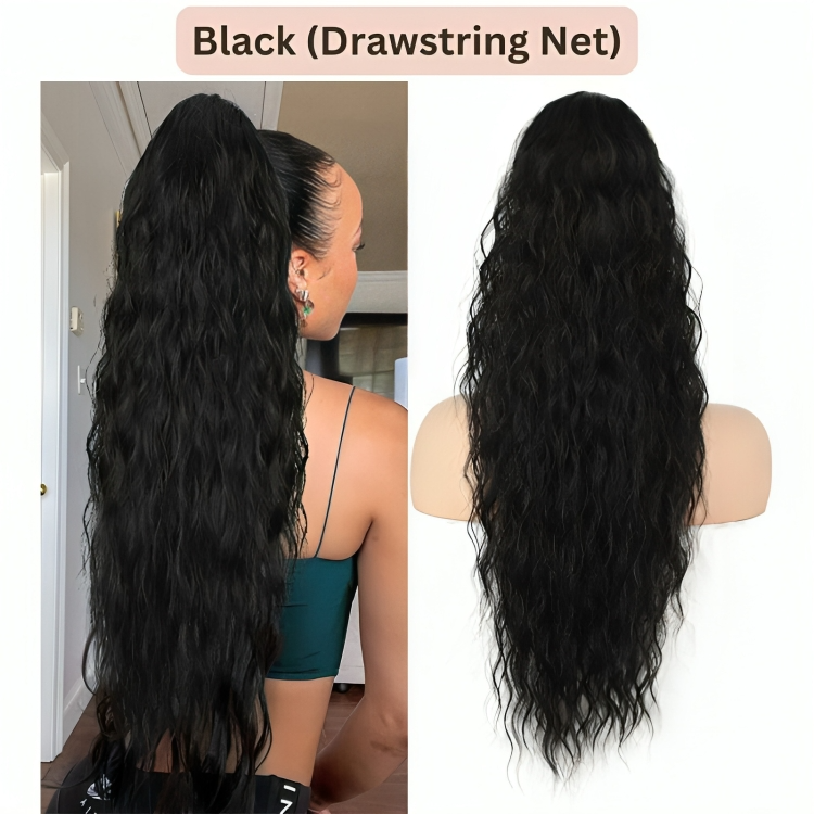 ClipCurls⢠| Krullende haarverlenging met paardenstaart