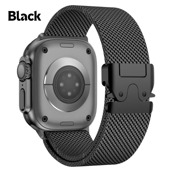 LuxeStrap⢠| Elegante mesh lus horlogeband