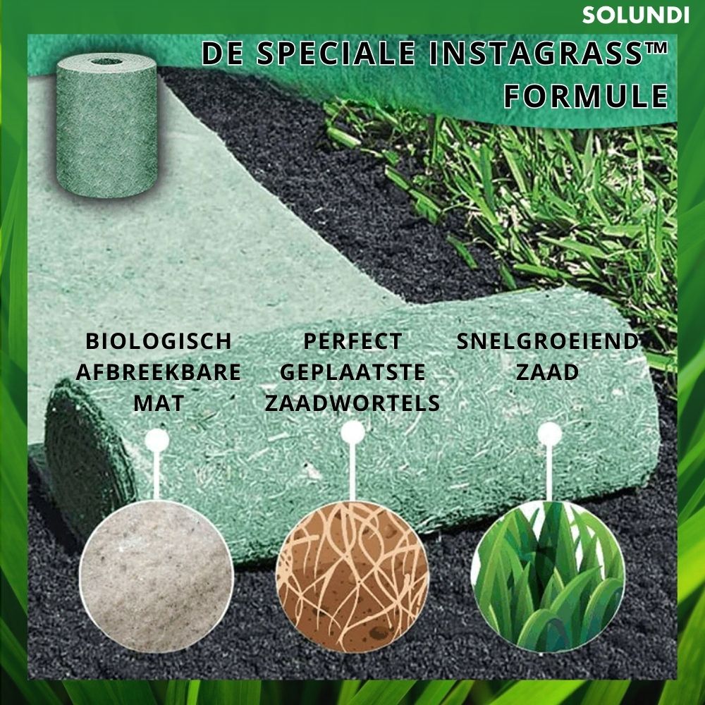 InstaGrass™ I Snelgroeiende graszaadmat