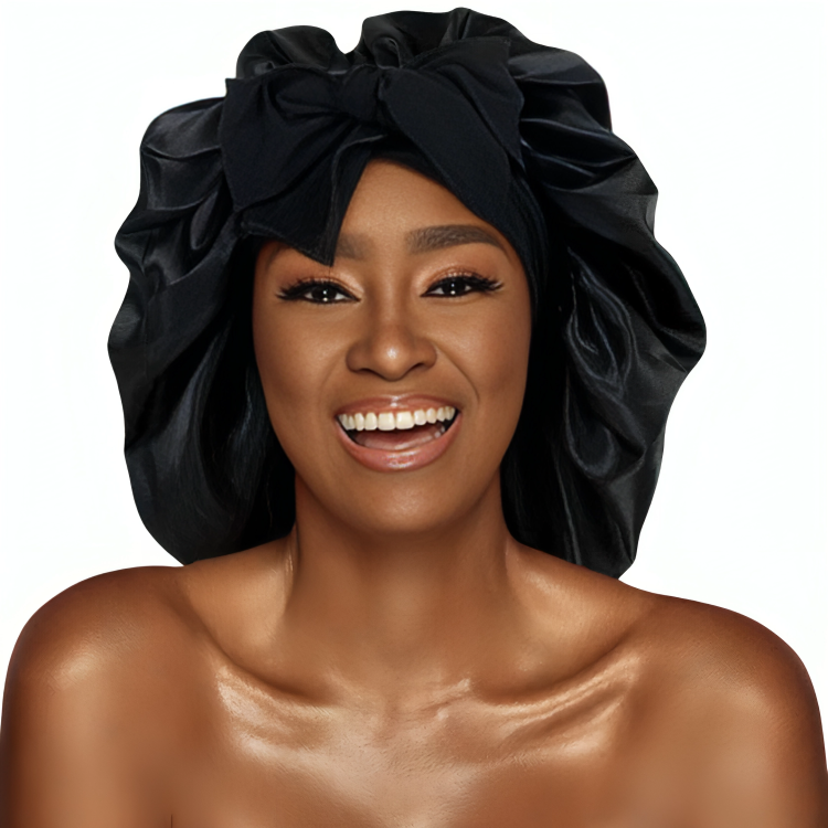 FrizzShield⢠| Luxe zijden satijnen nachtmuts