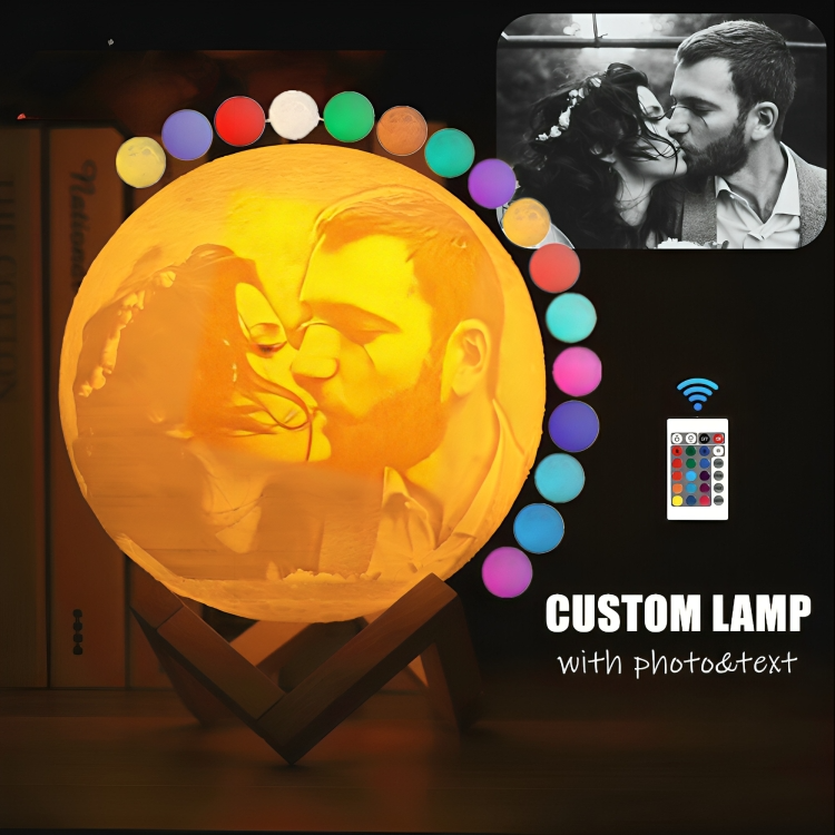 LunaMemoir™ | Gepersonaliseerde 3D maanlamp