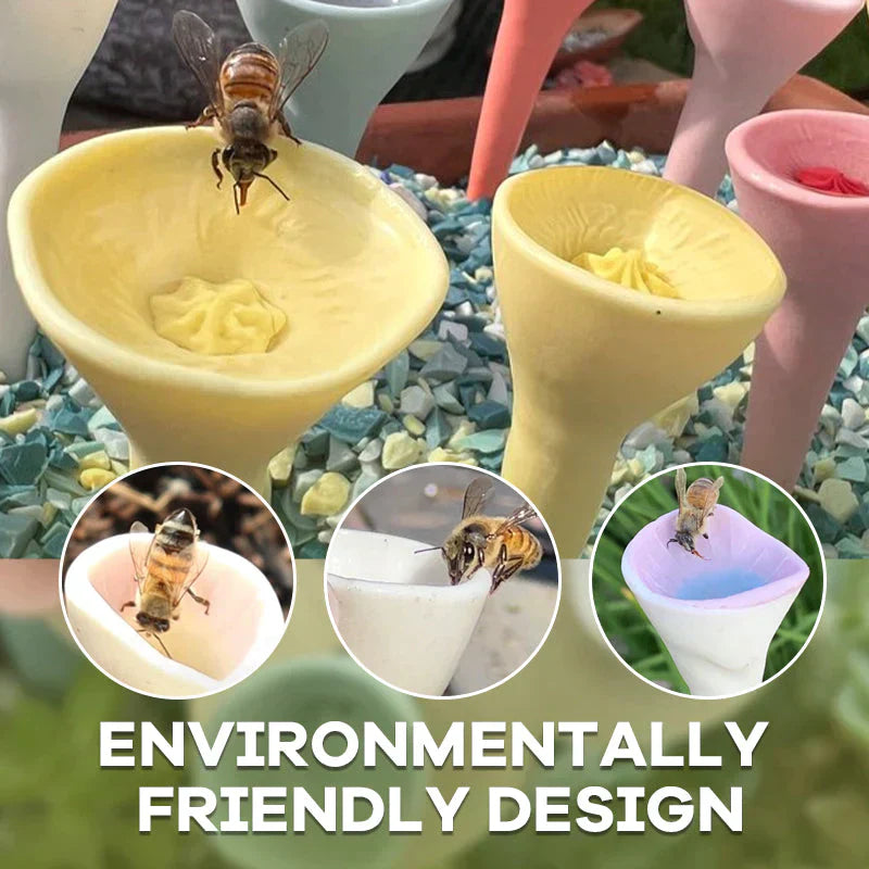 TIJDELIJK 50% KORTING | BeeQuench™ | 🐝 Set van 5 bij-insect drinkbekers