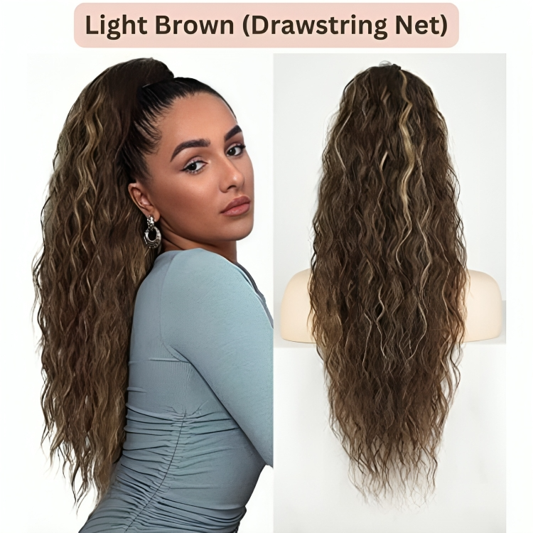 ClipCurls⢠| Krullende haarverlenging met paardenstaart