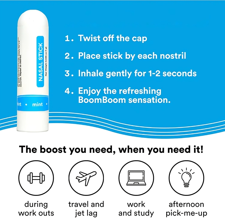 BreatheEase⢠| Nasala inhalatiestaafjes