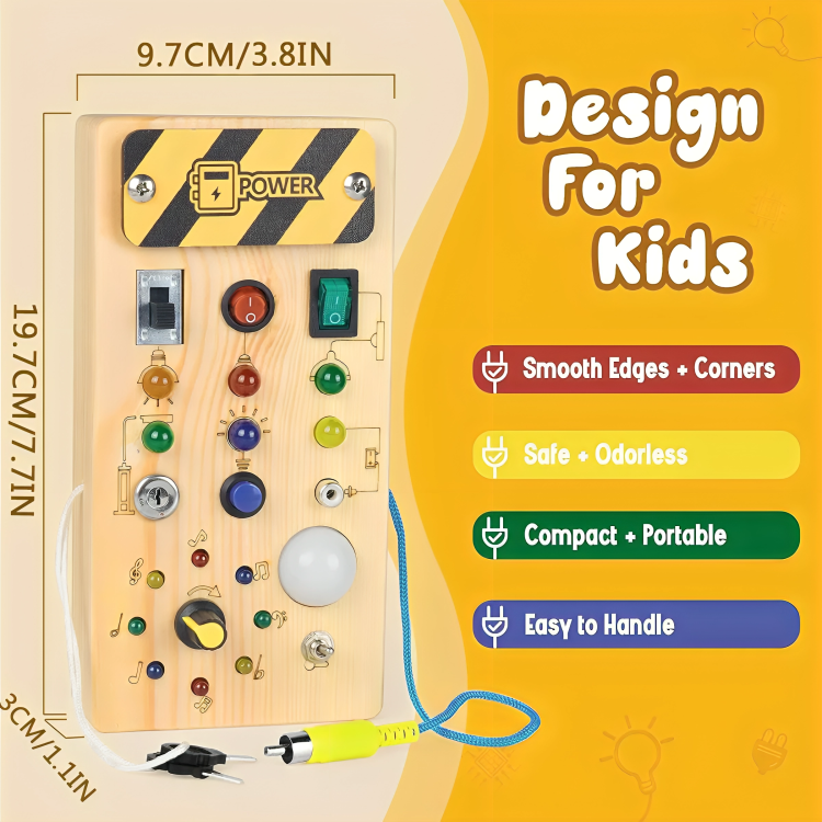 TIJDELIJK 50% KORTING | SwitchPlay™ | Montessori LED activiteitenbord voor kinderen
