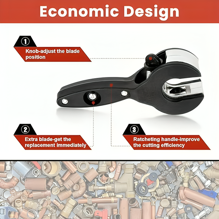 TubeTrim⢠| Vergrendelbare buissnijder