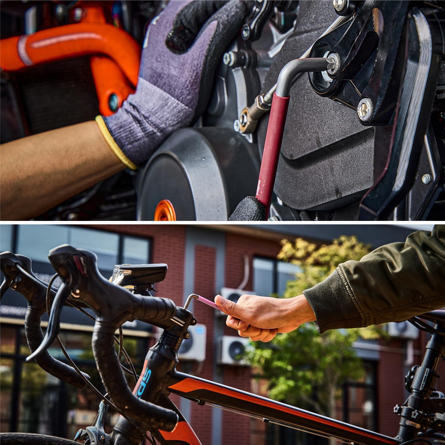 WrenchHue™ | Inbussleutel metrisch & SAE set