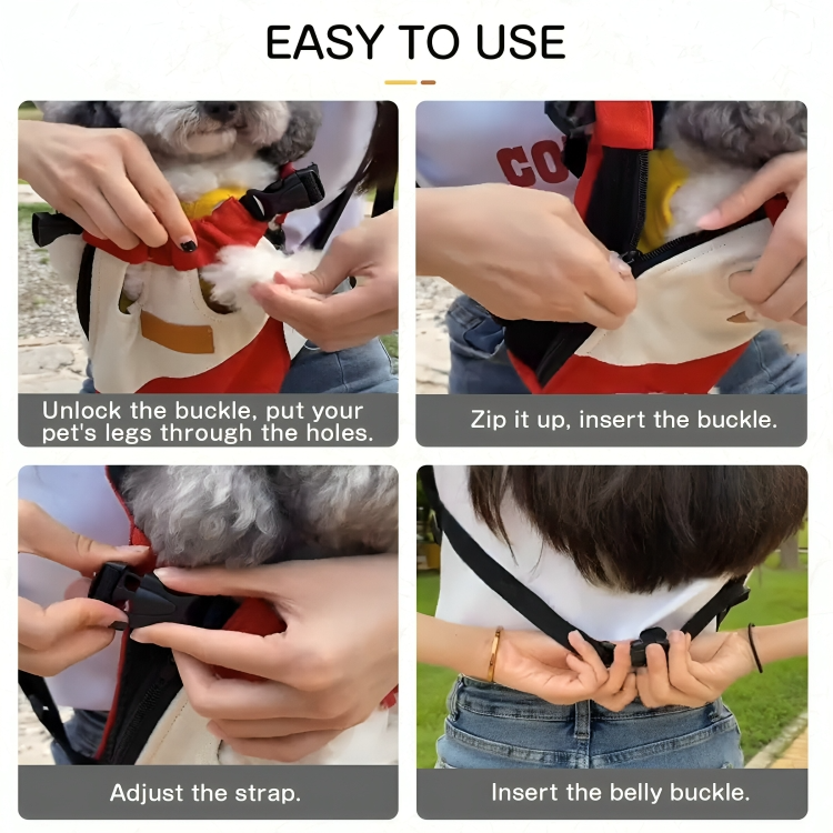 CarryPaws™ | Geniet van stressvrij en handsfree reizen met je huisdier!